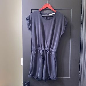 Blue/Gray/Blackish Casual tye Romper